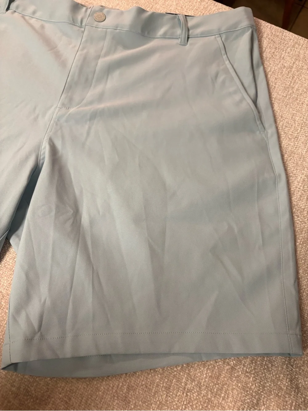 NWT Pale Blue/Green Men’s Puma Dealer Enjoy Golf Shorts - Size 40